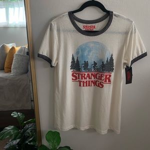 Stranger Things Burnout Ringer Tee